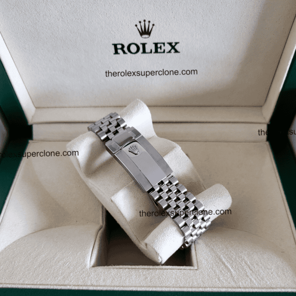 Rolex Datejust 11 Super Clone Oystersteel and White Gold Slate Dial 3235 Swiss Movement Replica Watch Ref-126334