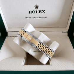 Rolex Datejust 1:1 Super Clone Oystersteel and Yellow Gold Champagne-Colour Dial 3235 Swiss Movement Replica Watch Ref-126333