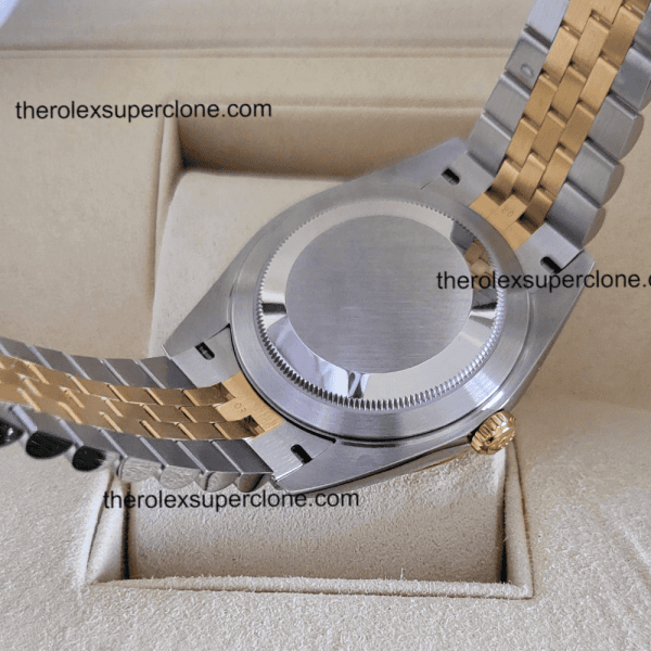 Rolex Datejust 1:1 Super Clone Oystersteel and Yellow Gold Slate Dial 3235 Swiss Movement Replica Watch Ref-126333