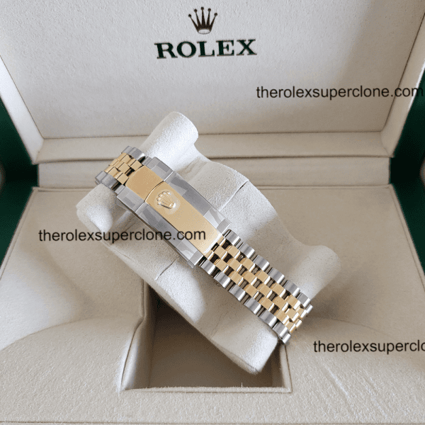 Rolex Datejust 1:1 Super Clone Oystersteel and Yellow Gold Slate Dial 3235 Swiss Movement Replica Watch Ref-126333