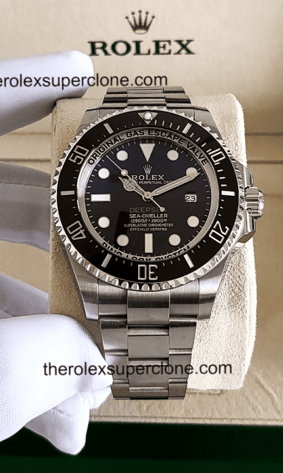 Rolex Deepsea D-Blue 1:1 Super Clone Oystersteel Bracelet 3235 Swiss Movement Replica Watch Ref-136660