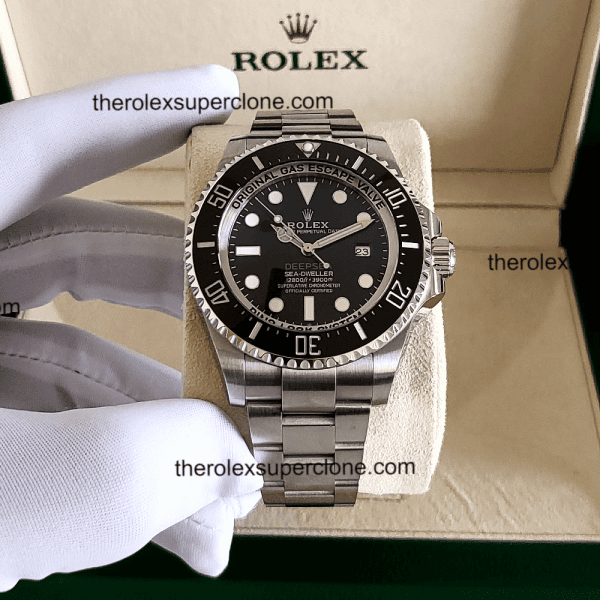 Rolex Deepsea D-Blue 1:1 Super Clone Oystersteel Bracelet 3235 Swiss Movement Replica Watch Ref-136660