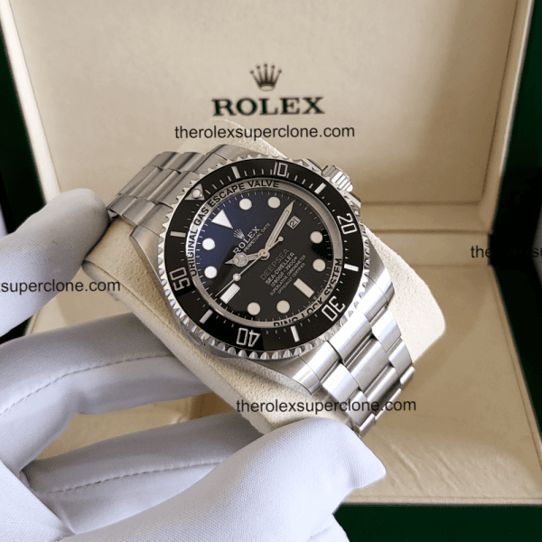 Rolex Deepsea D-Blue 1:1 Super Clone Oystersteel Bracelet 3235 Swiss Movement Replica Watch Ref-136660