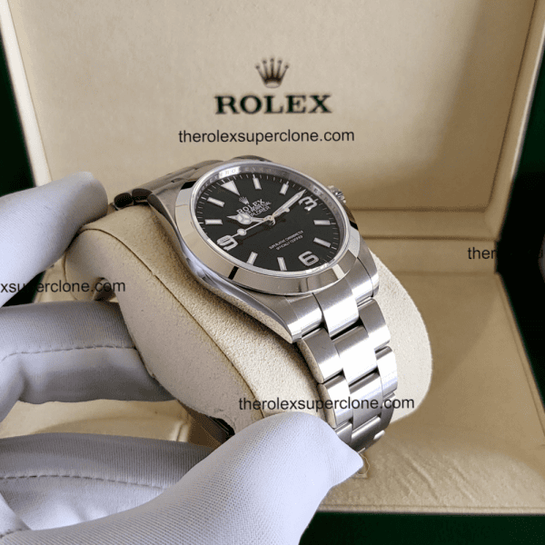 Rolex Explorer 1:1 Super Clone Oystersteel Black Dial 3230 Swiss Movement Replica Watch Ref-224270