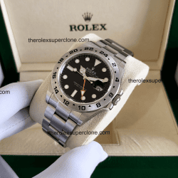 Rolex Explorer II 1:1 Super Clone Oystersteel Black Dial 3285 Swiss Movement Replica Watch Ref-226570