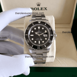 Rolex Sea-Dweller 1:1 Super Clone Oystersteel Intense Black Dial 3235 Swiss Movement Replica Watch Ref-126600