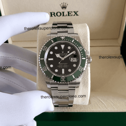 Luxury Rolex Fake Watches | Rolex Submariner Starbucks 1:1 Super Clone Ref 126610LV with Swiss 3235 Movement