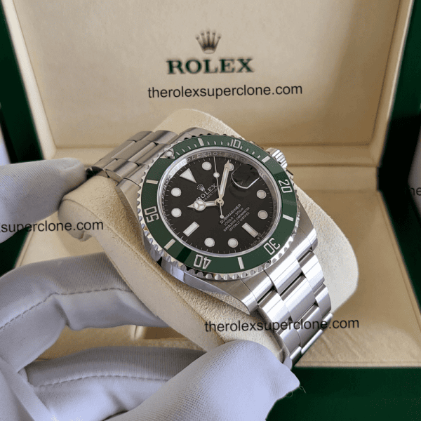 Rolex Submariner Starbucks 1:1 Super Clone Stainless Steel Black Dial 3235 Swiss Movement Replica Watch Ref-126610LV