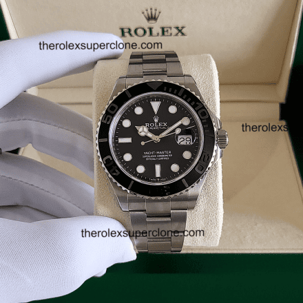 Super Clone Watches for Sale | Rolex Yacht-Master RLX Titanium 1:1 Replica with Intense Dial
