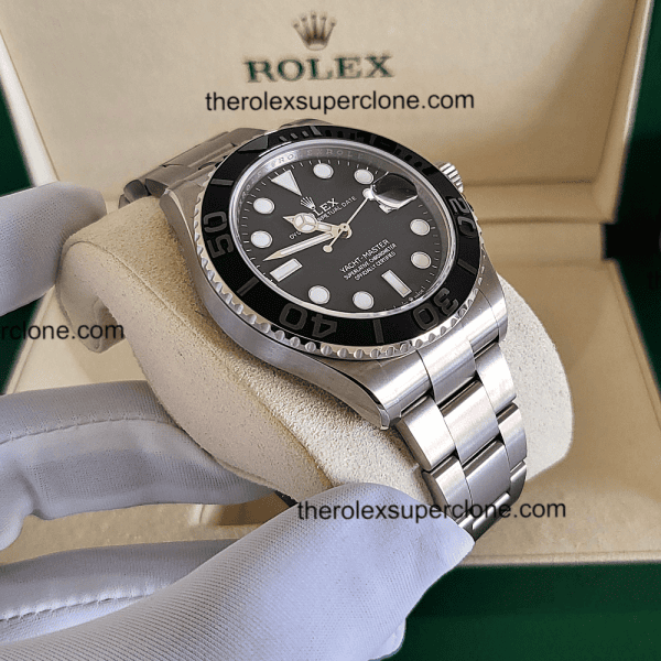 Rolex Yacht-Master RLX 1:1 Super Clone Titanium Intense Dial 3235 Swiss Movement Replica Watch Ref-226627