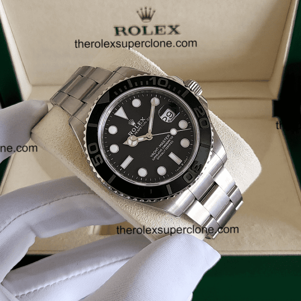 Rolex Yacht-Master RLX 1:1 Super Clone Titanium Intense Dial 3235 Swiss Movement Replica Watch Ref-226627