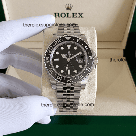 Rolex GMT Master II Bruce Wayne 1:1 Super Clone 3285 Swiss Movement Replica Watch Ref-126710GRNR